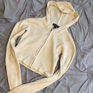 Cream Hooded Sweater